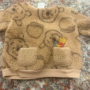 Disney Baby Tan Fleece Outfit